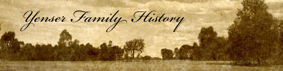 Yenser Family History