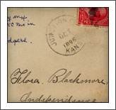 Envelope to Flora Blackmore from Emily May Blackmore